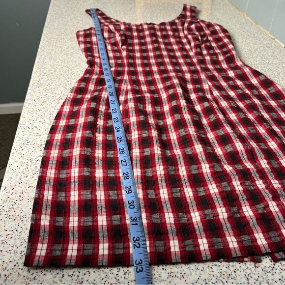 Vintage Rampage Plaid Mini Dress 90s Preppy Punk Grunge Flannel Junior's Size 5 - Picture 11 of 11